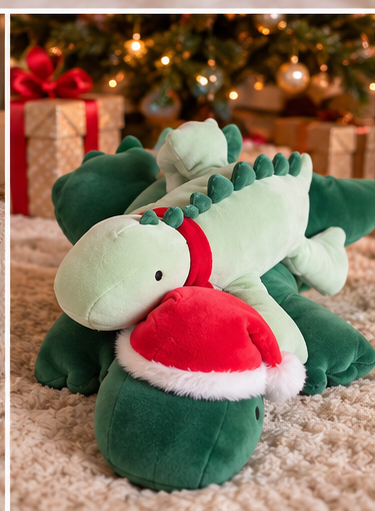 Holiday Weighted Dino Duo